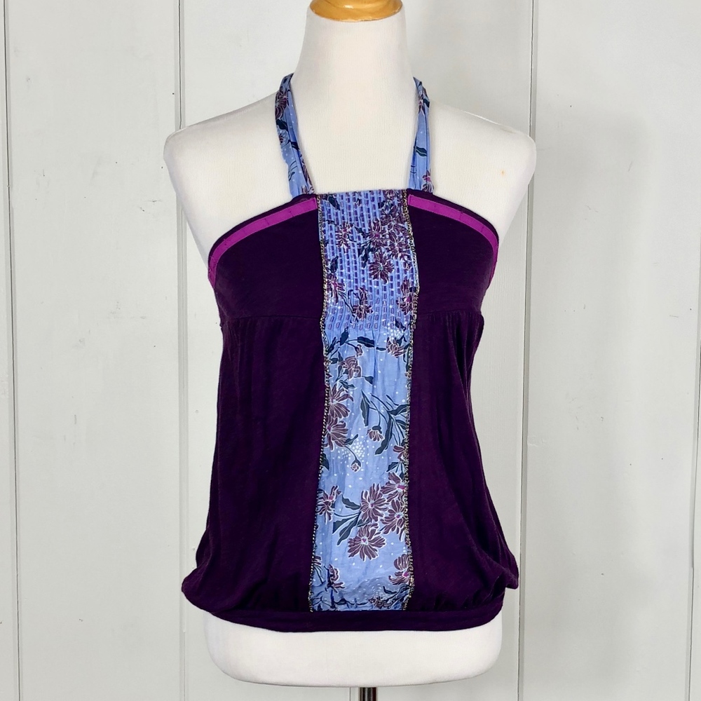 Free People Shirt - Halter Top. Medium.
